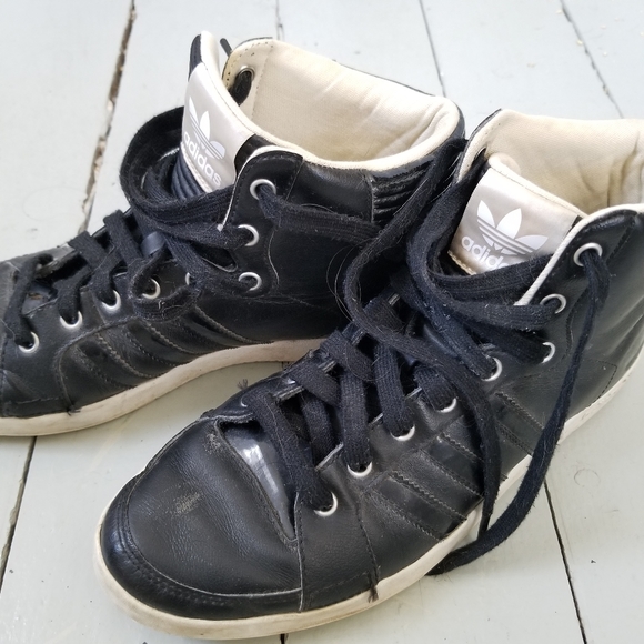 Black High top Adidas Sneakers - Picture 7 of 7